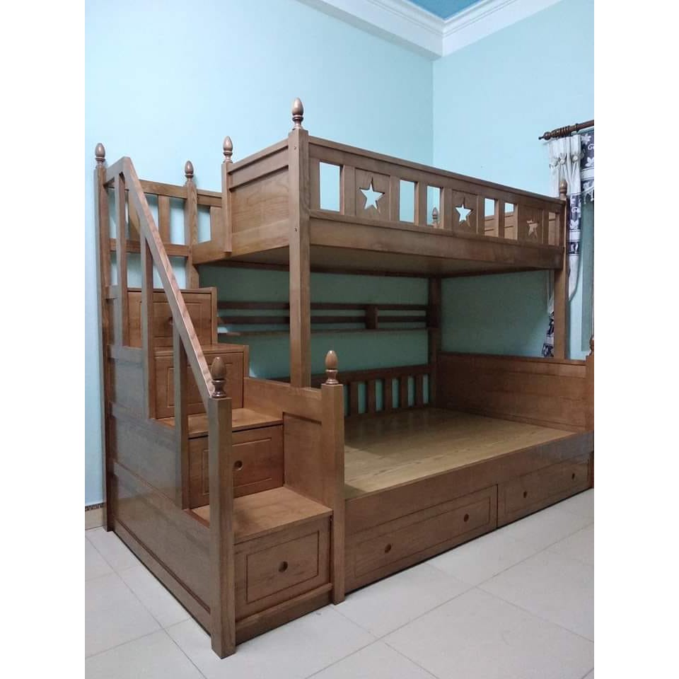 Giường tầng đẹp(gỗ sồi nhập khẩu) GTKH 7906  NỘI THẤT TUÂN PHƯƠNG