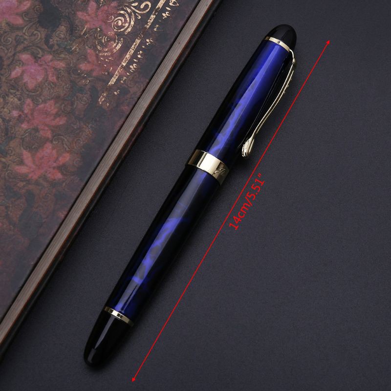 ONE  Jinhao X450 Luxury Men's Fountain Pen Business Student 0.5mm Extra Fine Nib Calligraphy Office Supply Writing Tool