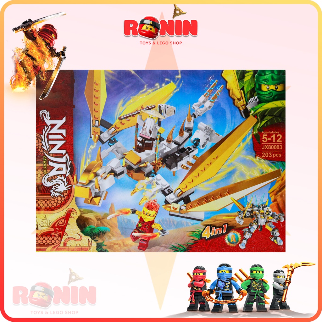 Bộ Đồ Chơi Lắp Ráp Ninjago : Người Máy Đại Chiến Samurai 4in1