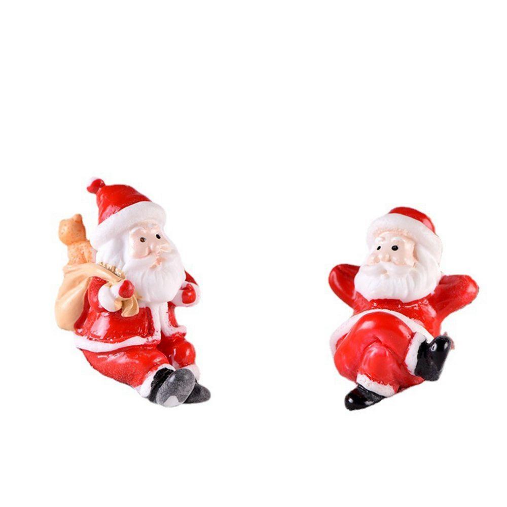 AUGUSTINE 1 Mô Hình Giáng Sinh Mini Bằng Nhựa Dễ Thương Trang Trí Sân Vườn