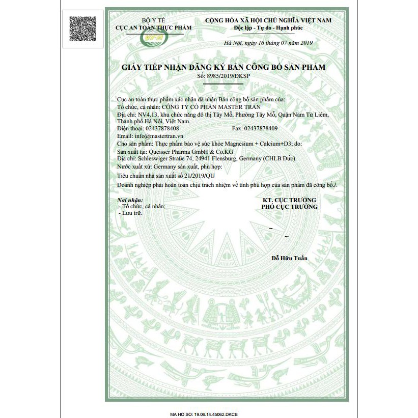 [TPCN NHẬP KHẨU] Viên uống bổ sung Canxi phòng ngừa loãng xương Doppelherz Magnesium + Calcium + D3 (Hộp 30v & 60v) | Thế Giới Skin Care