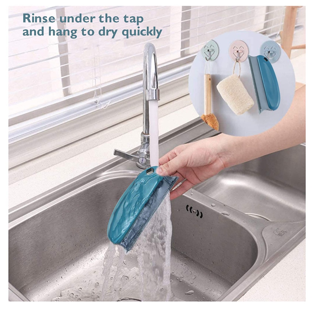 Bàn Chải Silicone Làm Sạch Lông Thú Cưng Trên Quần Áo