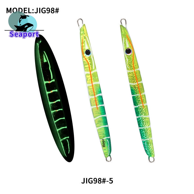 Mồi Câu Cá Giả Bằng Kim Loại Phản Quang Mắt 3D 160g 200g