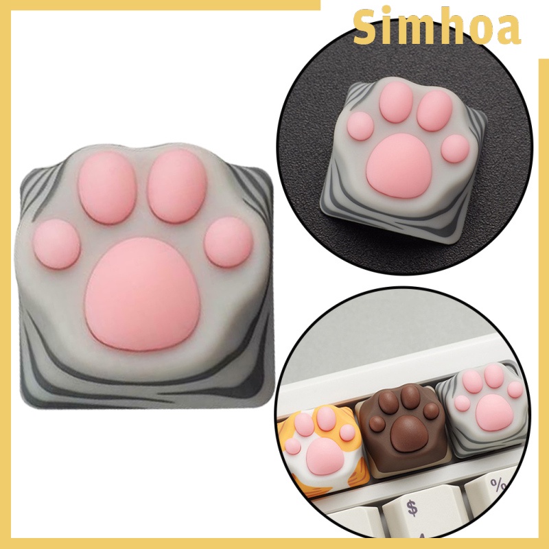 [SIMHOA] Silicone Cat Paw Mechanical Keyboard Keycap for Cherry MX Premium