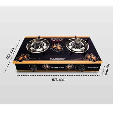 Bếp gas đôi SUNHOUSE SHB3226 - ,
