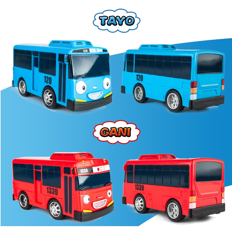 Xe buýt Tayo Bus garage Đồ chơi trẻ em bộ sản phẩm gồm 1 nhà và 1 xe