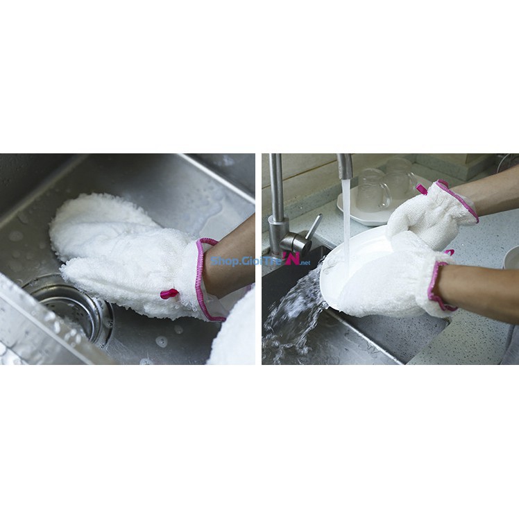 Găng Tay Rửa Bát Cực Tiện Dụng thích hợp với mùa đông giá rét