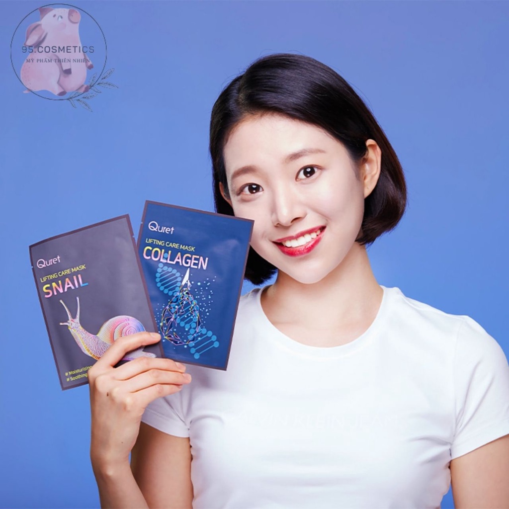 Mặt Nạ Quret Hàn Quốc Collagen Dưỡng Ẩm Căng Mịn, Chống Lão Hóa Nhiều Vị Hoa Quả