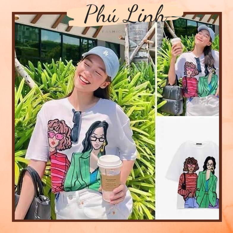 MS490 Áo phông nữ cổ tròn cô gái cá tính