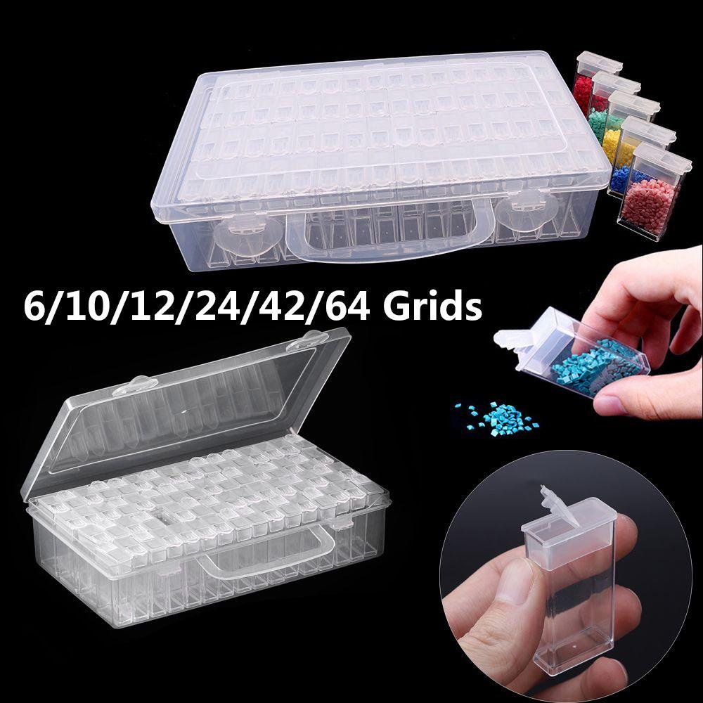 Hộp Đựng Đồ Dùng Trong Suốt 6-6 Ngăn Tiện Dụng