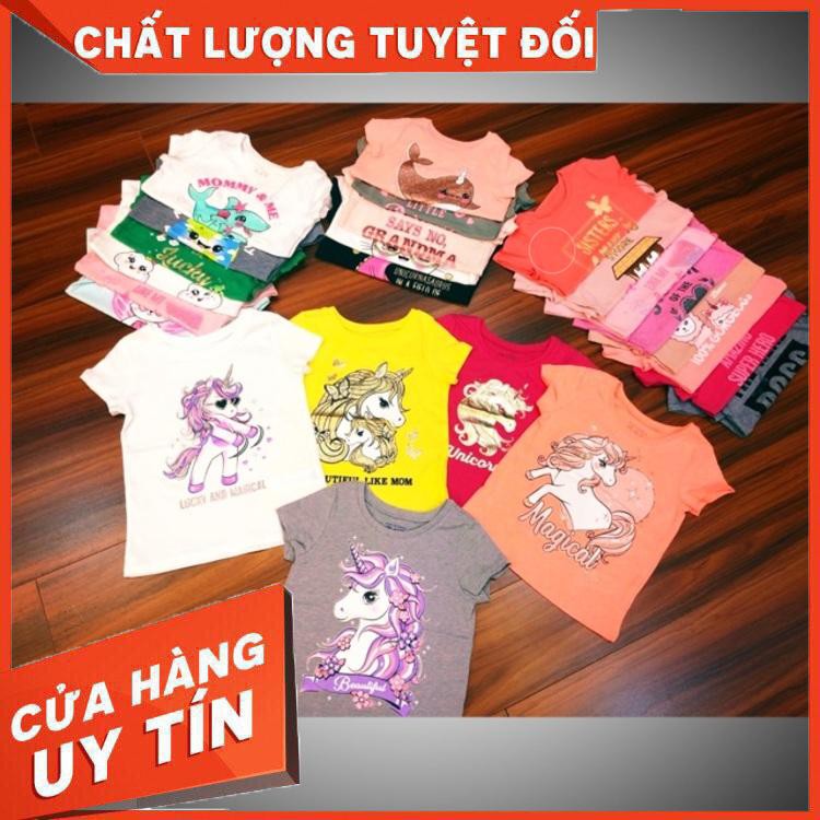 Áo thun bé gái hàng xuất khẩu - Hàng nhập khẩu