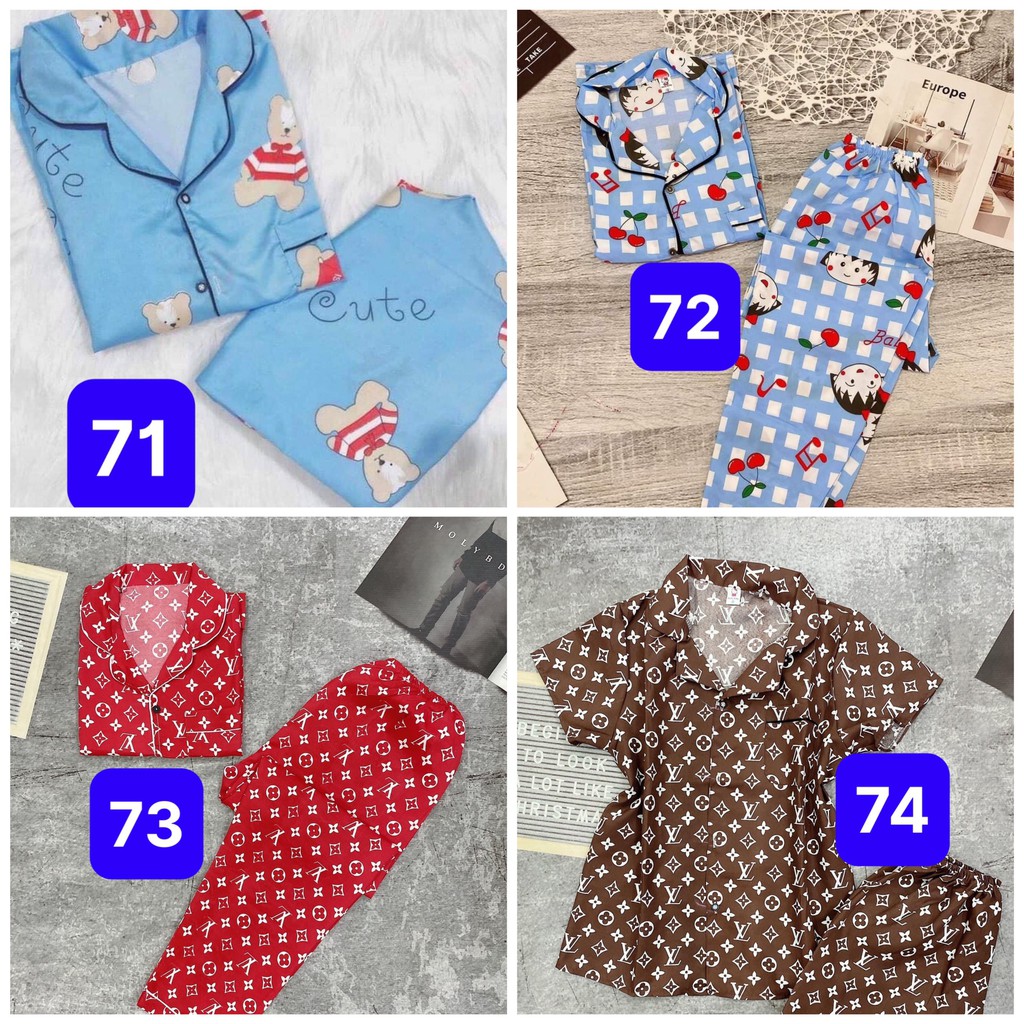 [Link 3] Mẫu mới về đồ bộ pijama ngủ mặc nhà thái lan chất kate thái loại 1