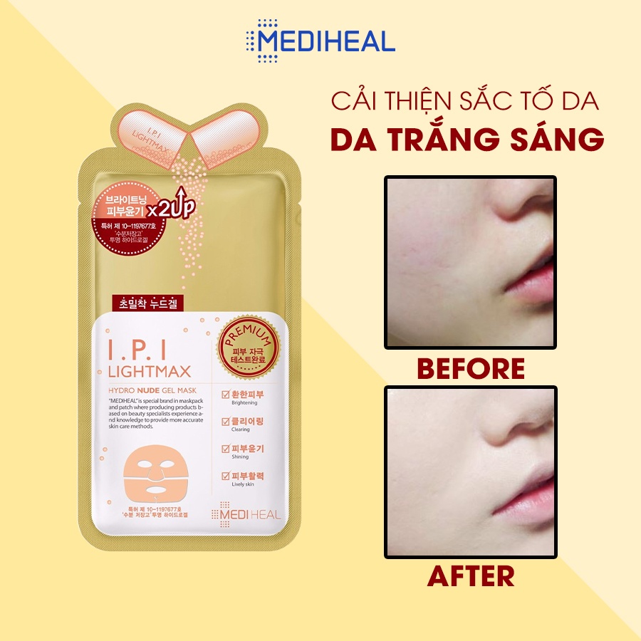 Mặt nạ Cấp ẩm Nhân đôi dưỡng chất Mediheal Nude Gel Mask 30g