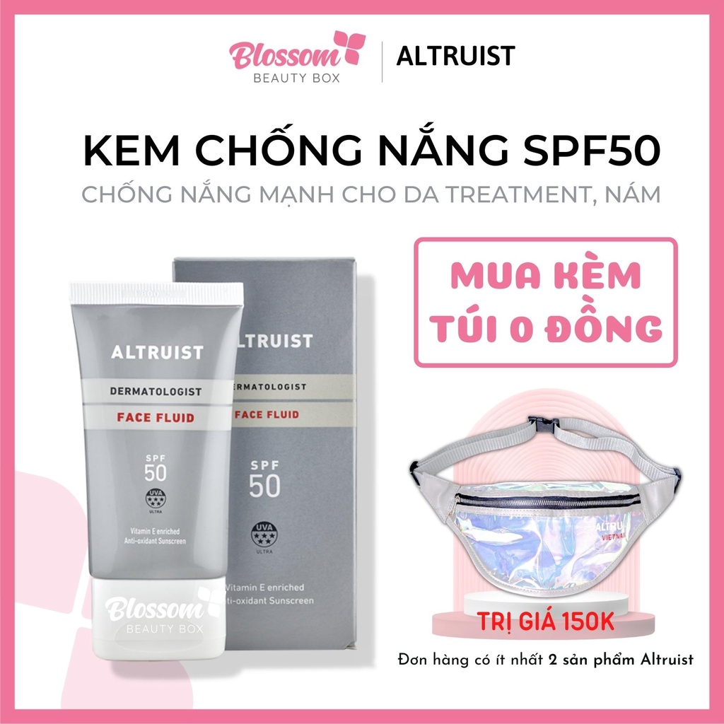 Kem chống nắng Altruist Sunscreen Fluid SPF 50