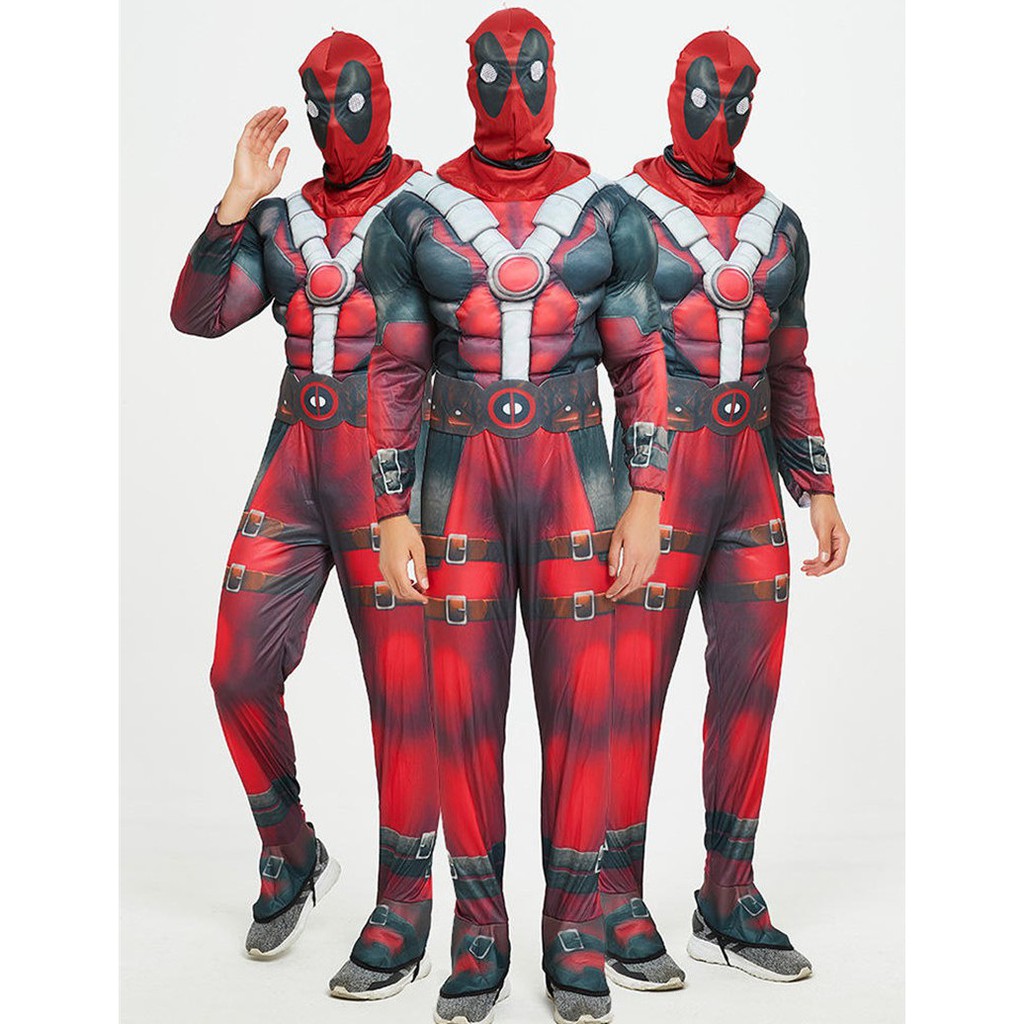 Trang Phục Hoá Trang Người Nhện Spider Man, Bộ Đồ Halloween Các Nhân Vật Siêu Anh Hùng  Avengers Cho Người Lớn