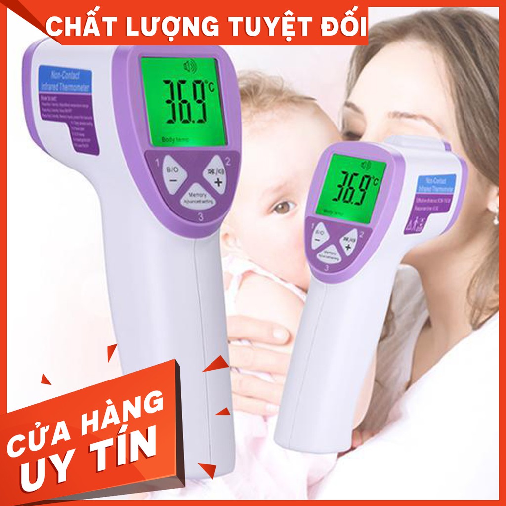 Nhiệt Kế Điện Tử Hồng Ngoại  Đo Thân Nhiệt  Đo Nhiệt Độ Môi Trường