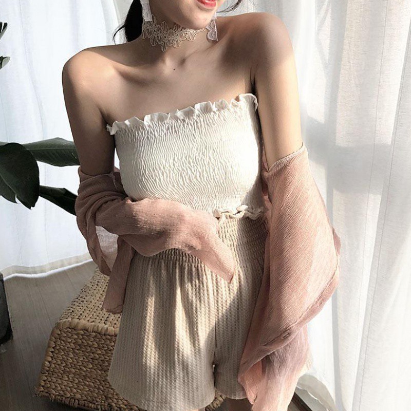 [Mã FAMAYWA giảm 10K đơn 50K] 🍓🍓 Áo kiểu Croptop , Áo ống nhún | BigBuy360 - bigbuy360.vn