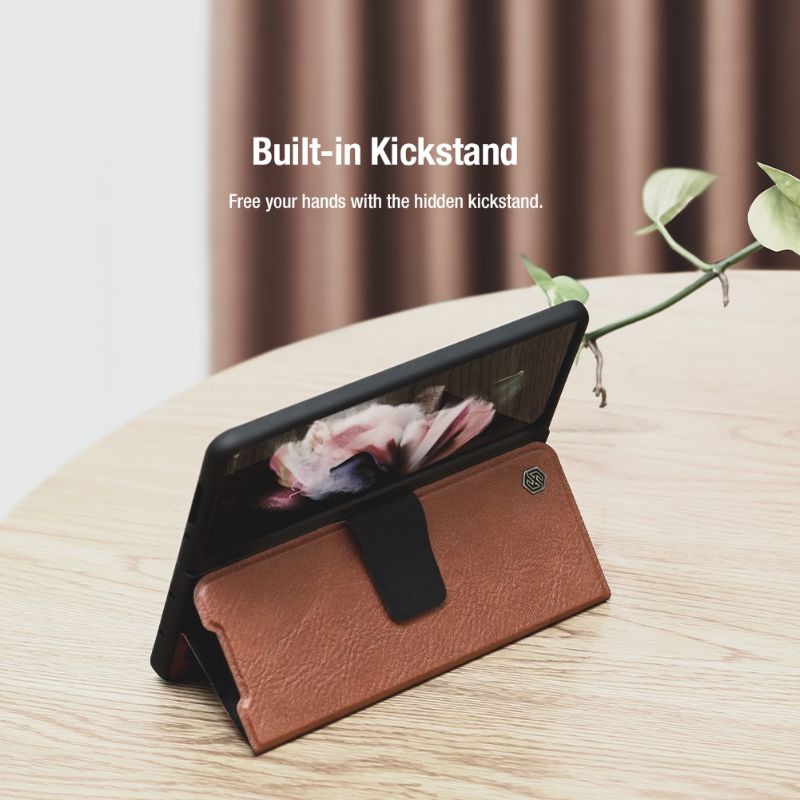 Bao da điện thoại Nillkin + PC khung PC bảo vệ toàn diện cho Samsung Galaxy Z Fold 3 / Z Fold 4