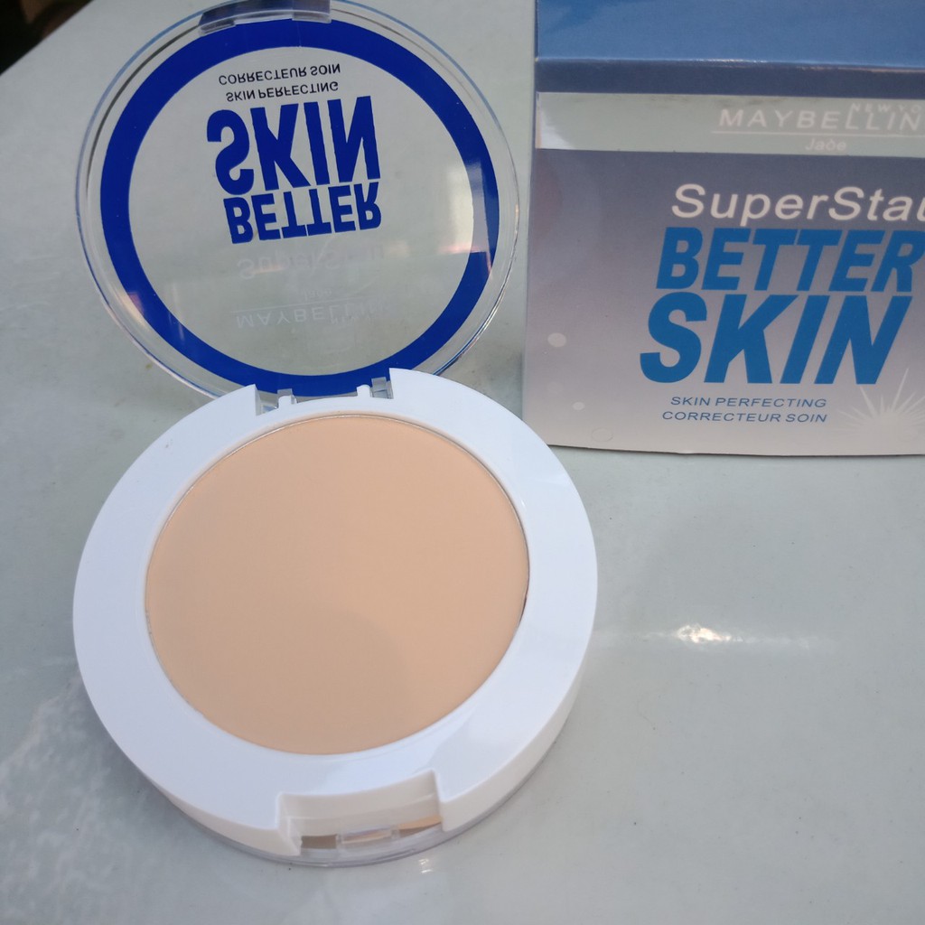 Phấn Phủ maybelline 2 tầng super better skin Siêu Mịn