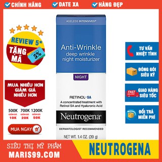 Kem dưỡng da neutrogena anti wrinkle deep wrinkle night moisturizer _xchoice