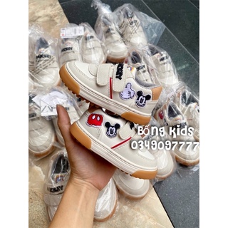 Giày Sneakers Bé Trai Mickey Quai Dán ZR