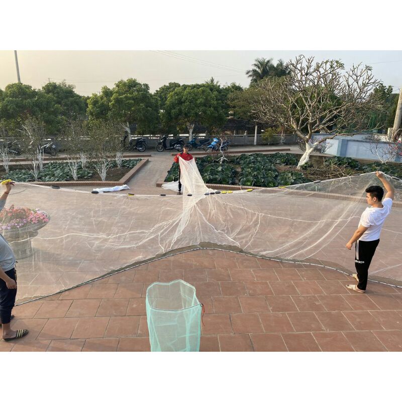 Lưới Vét cá, tôm,tép...dài 5m cao 2 giá cực rẻ hàng đẹp