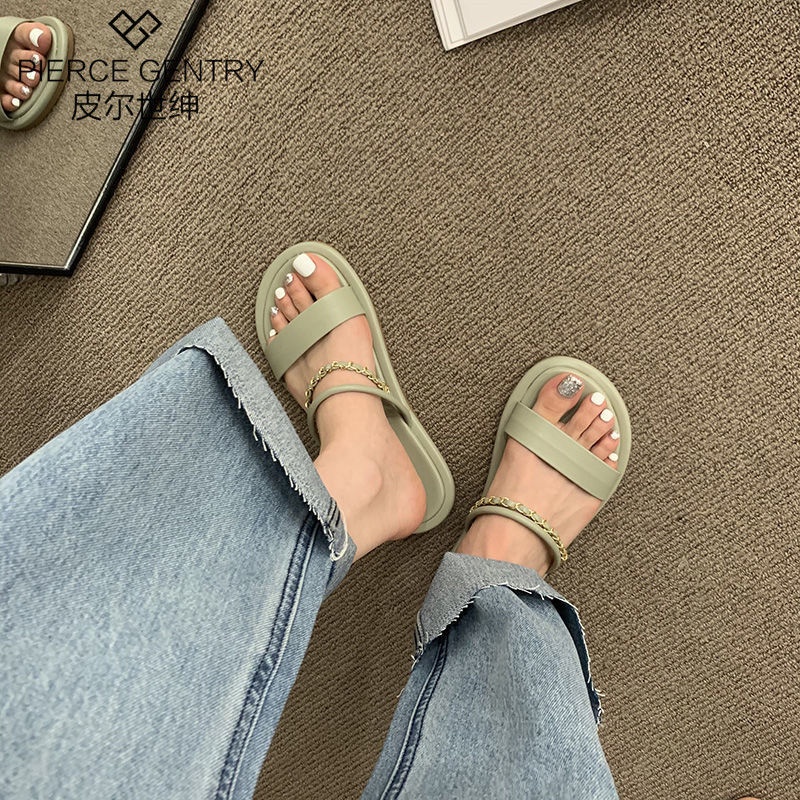 Dép Sandal Mùa Hè Đế Mềm Phong Cách Hàn Quốc Cho Nữ