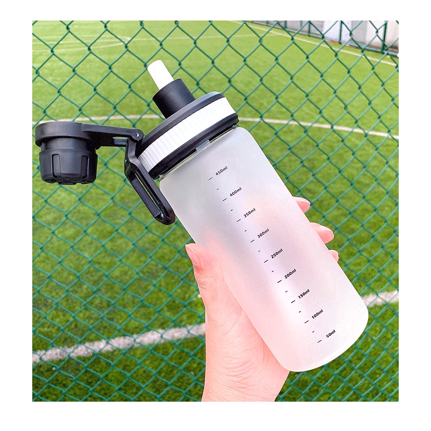 Bình Nước Thủy Tinh In Hình Hoa Cúc Phong Cách Hàn Quốc