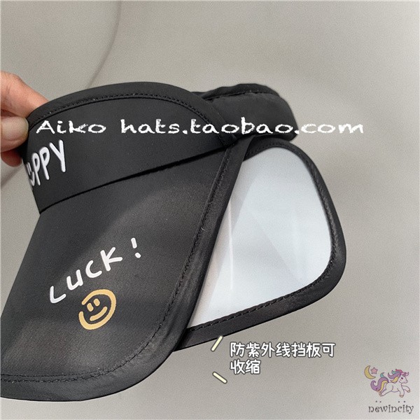 Mũ lưỡi trai che nắng không chóp màu sắc huỳnh quang phong cách mùa hè cho trẻ em