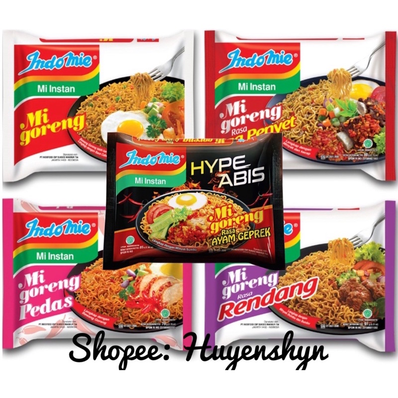 MÌ XÀO KHÔ INDOMIE GÓI