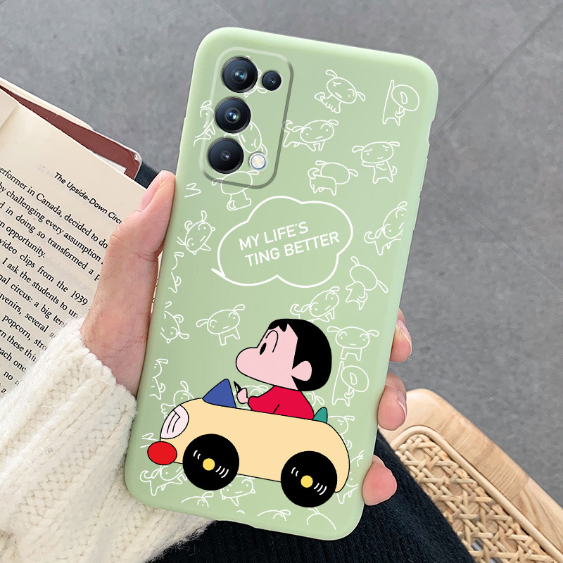 Ốp điện thoại mềm họa tiết hoạt hình graffiti xinh xắn cho Oppo Reno5 Reno5pro | BigBuy360 - bigbuy360.vn