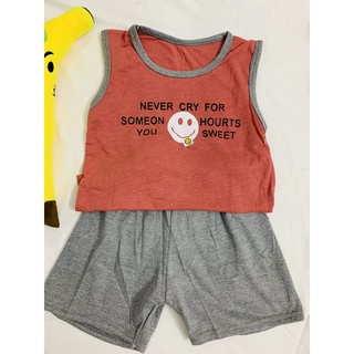 (8-18kg) Bộ ba lỗ Cotton cho bé trai