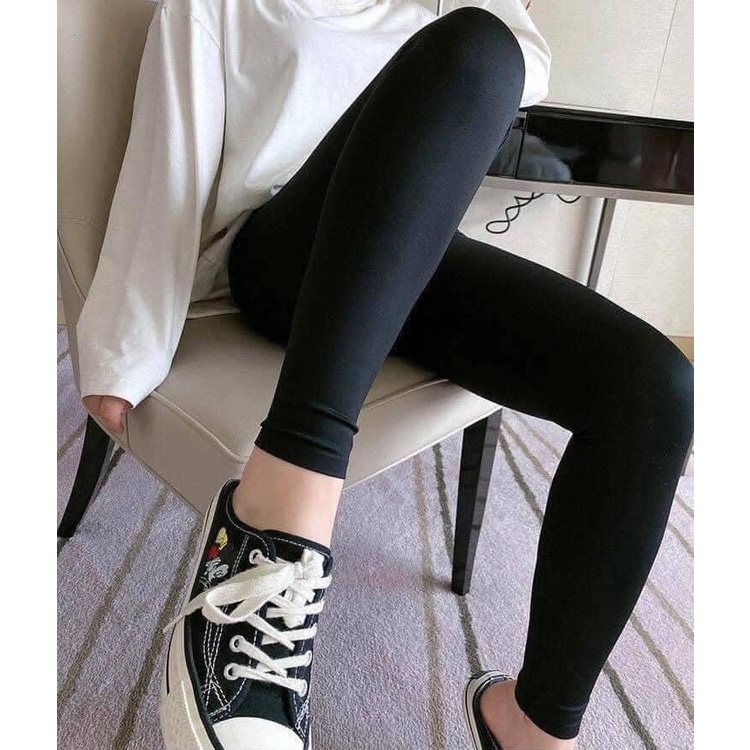 Quần legging nữ dài nâng mông lưng cạp cao giữ nhiệt legging thun ôm bó vải dày dặn bigsize thời trang Sang Choảnh