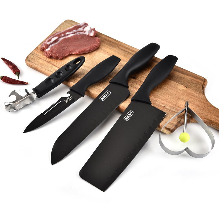 Bộ Dao 5 Món ( Buck - T) Làm Bếp Đa Năng Thép Hợp Kim Không Gỉ Cao Cấp (SP001995 ) Shop Phúc Yến