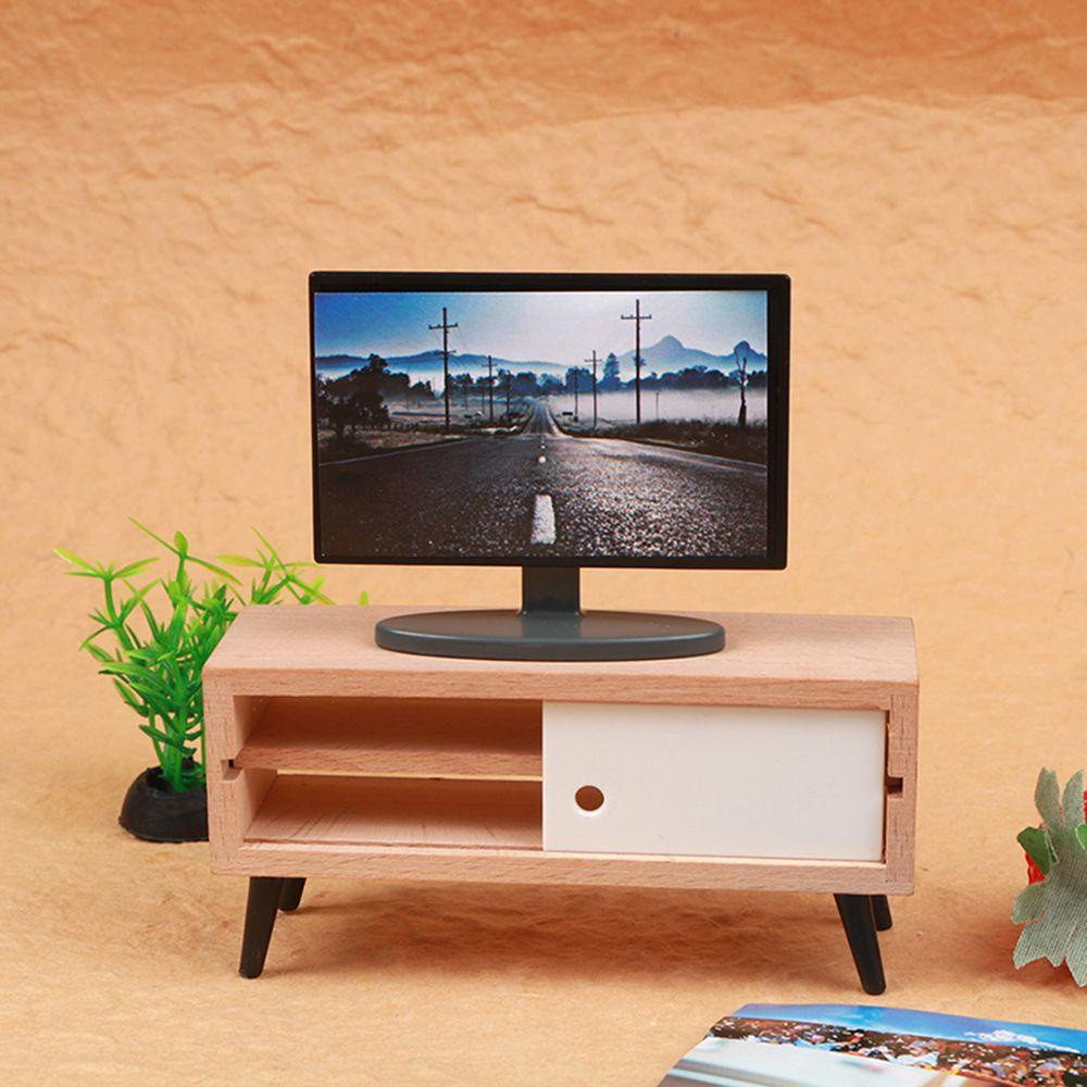 Mô Hình TV Mini Tỉ Lệ 1 / 12 Cho Nhà Búp Bê
