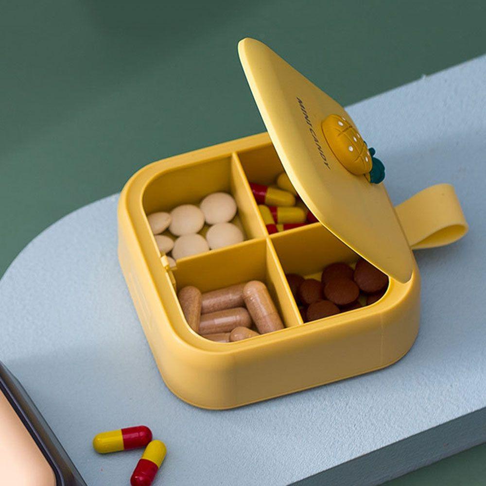 Hộp Đựng Thuốc Cỡ Lớn Thiết Kế Dễ Thương Tiện Dụng Mang Theo Du Lịch