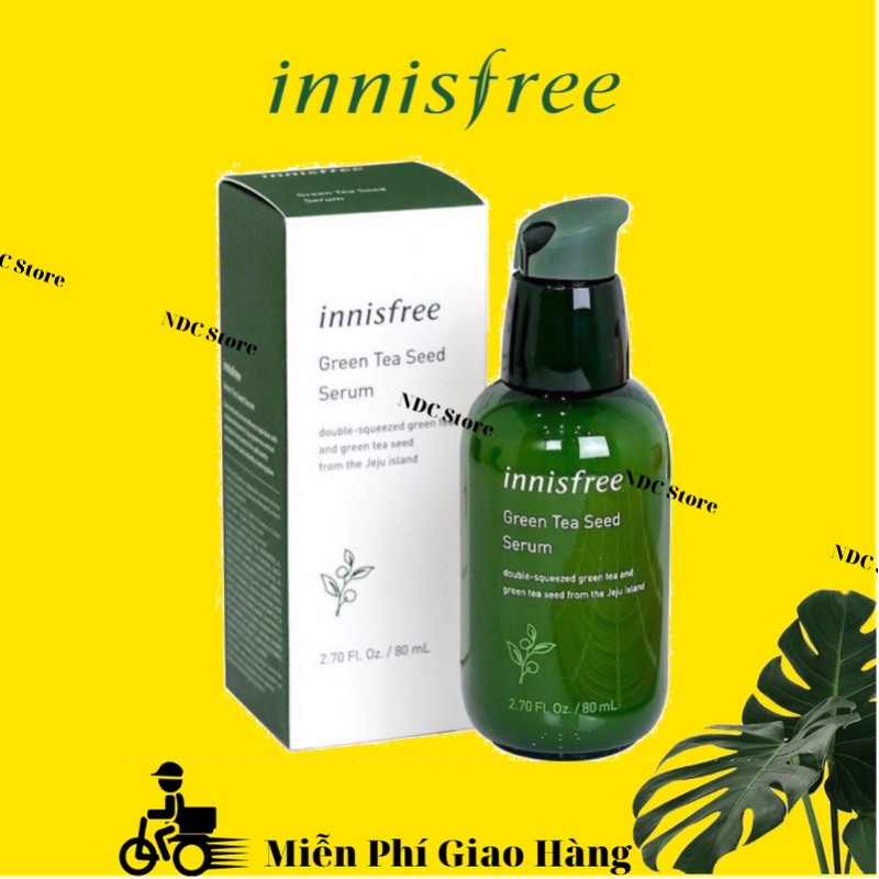 [ Chính Hãng] Tinh Chất Trà Xanh Innisfree The Green Tea Seed Serum 80ml