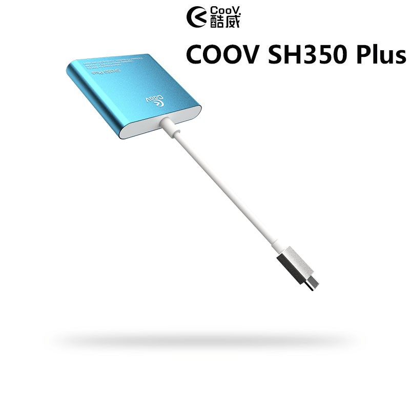 [Mã 253ELSALE hoàn 7% đơn 300K] Coov SH350 Plus: xuất hình ảnh 4K/60FPS cho Nintendo Switch, SamSung, MacBook, Huawei