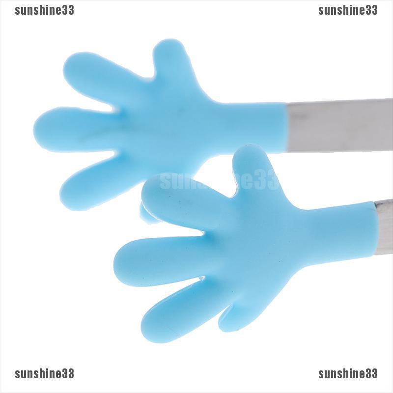 Kẹp gắp thức ăn chất liệu thép không gỉ và silicon