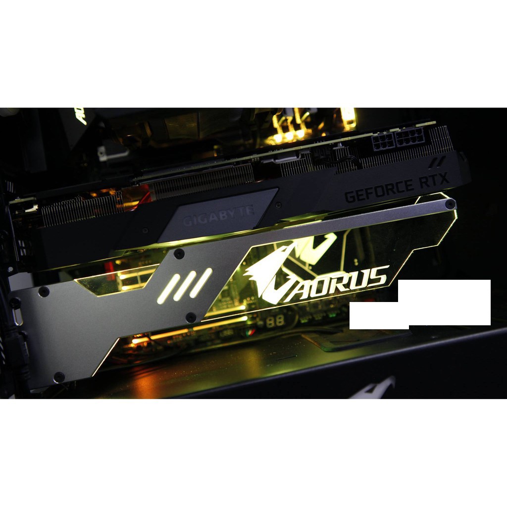 Giá đỡ Card màn hình (VGA Holder) Gygabyte Aorus RGB led ARGB 5V Sync Main - Bản giới hạn