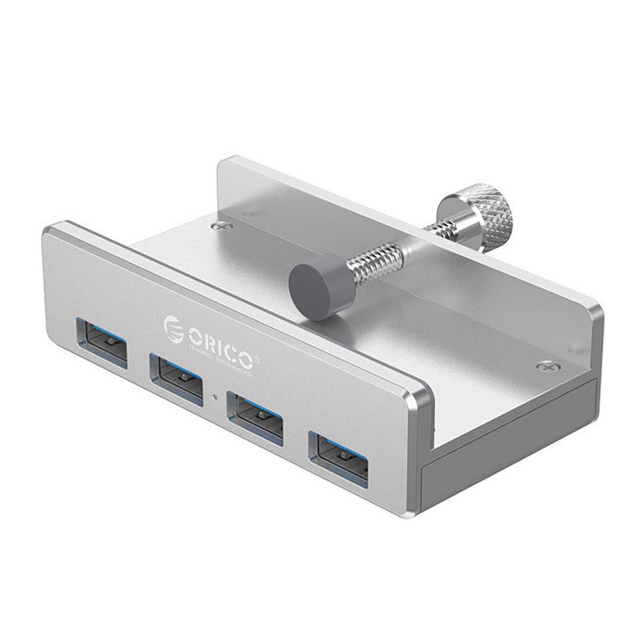 Bộ chia 4 cổng USB 3.0 dạng kẹp vỏ nhôm Orico MH4PU -dc3451