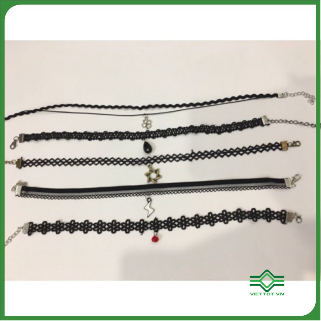 Set 5 Vòng Choker Cá Tính Mã CK03
