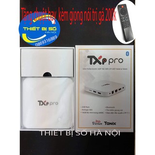 Androi tivi box TXp - Pro Ram 2G -  Hàng chính hãng , bảo hành dài lâu - tặng điều khiển giọng nói