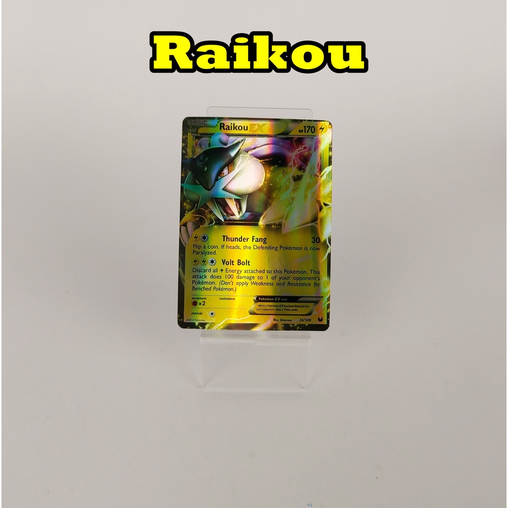 Thẻ bài Pokemon Raikou