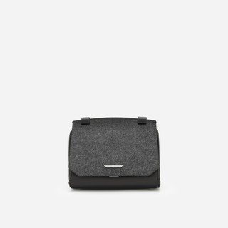 VASCARA Túi Đeo Chéo Phối Nubuck SHO 0150 Màu Đen