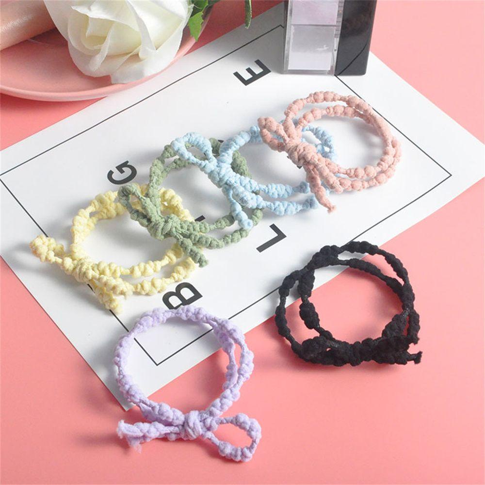 WATTLE Dây Buộc Tóc Đuôi Ngựa Bằng Vải Dệt Tay Thời Trang Dành Cho Nữ