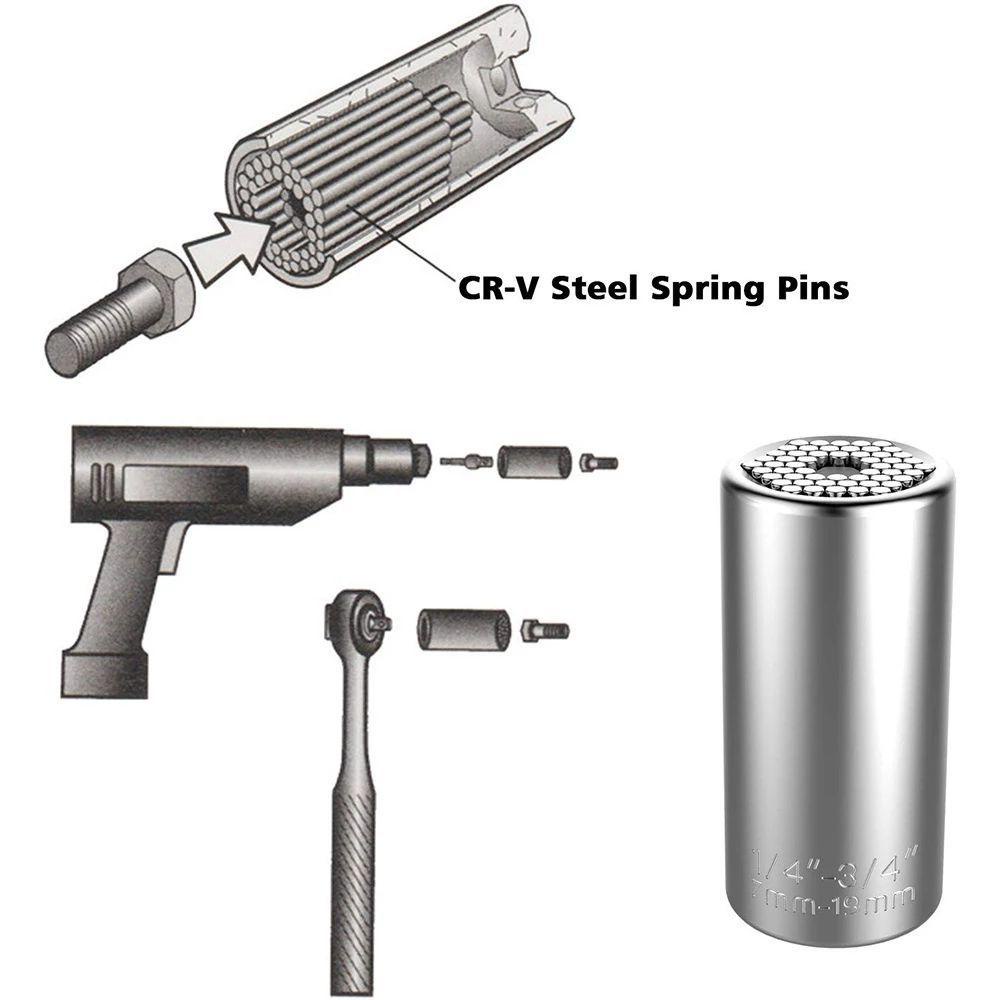 FOREVER Bộ Dụng Cụ Sửa Chữa Máy Khoan Cầm Tay Đa Năng 7-19mm Chất Lượng Cao