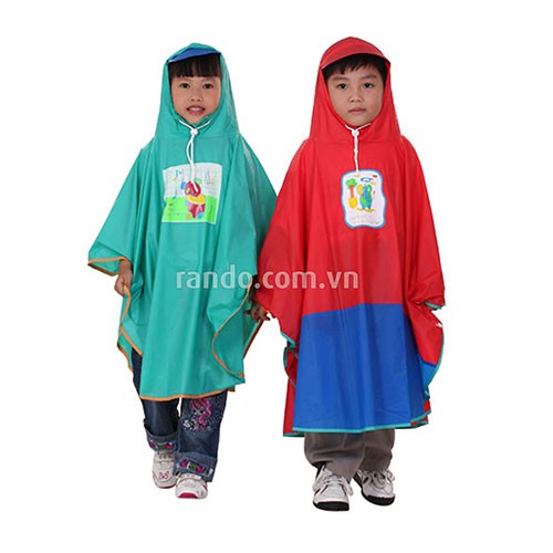 [BỀN BỈ] Áo mưa bướm Trẻ Em Cao Cấp RANDO PONCHO