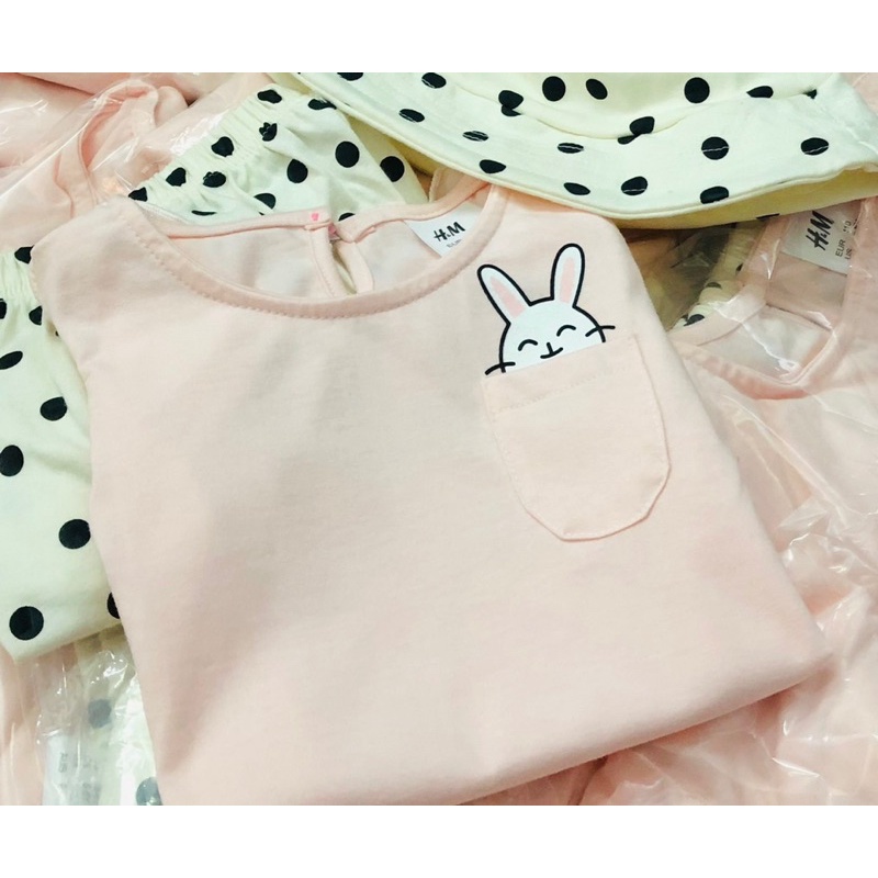 Bộ HM kèm mũ cho bé gái