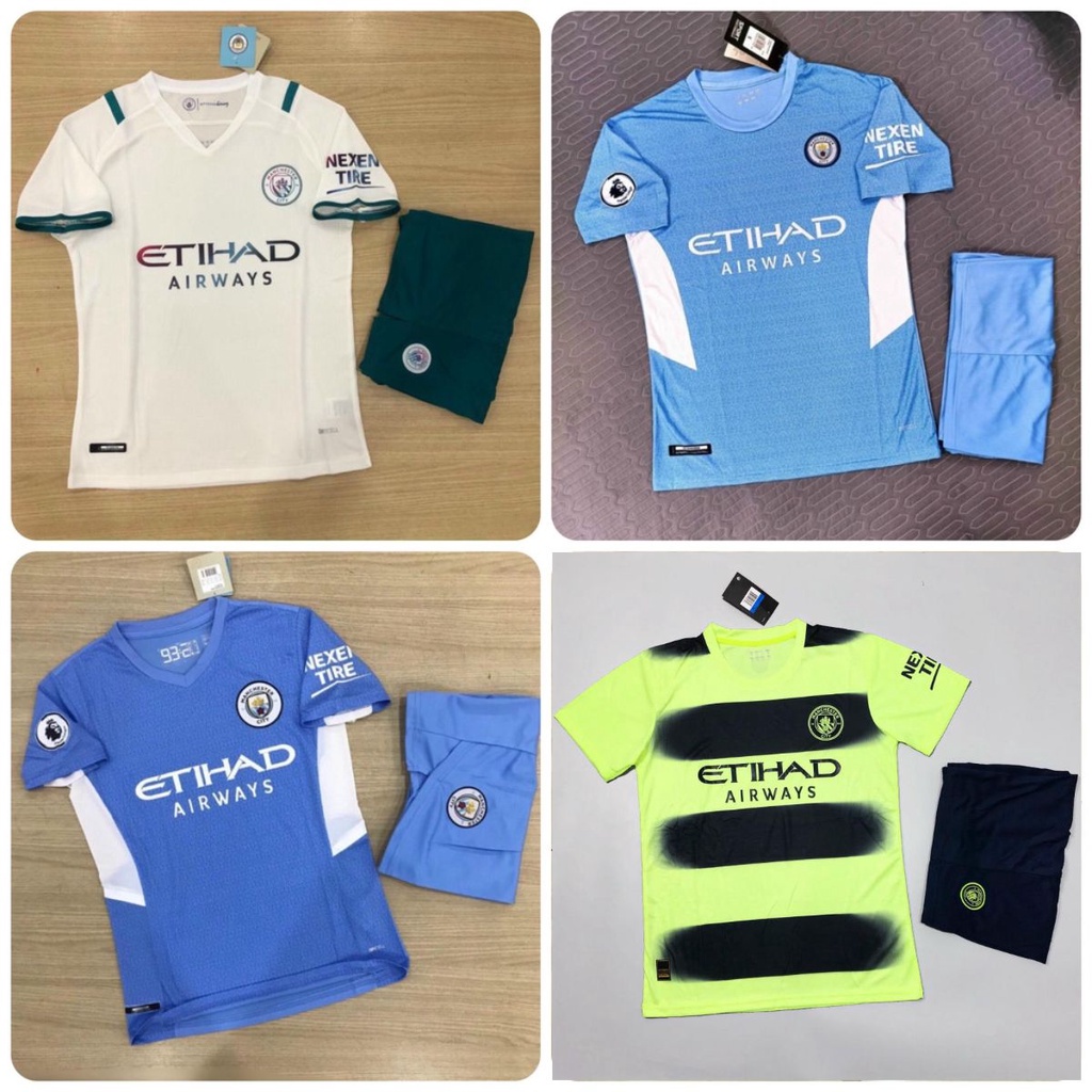 Đồ Đá Bóng Mancity Nhiều Mẫu 2022 Hàng Thái Mới Nhất - Áo Đá Bóng PP Bởi Be Happy Sport